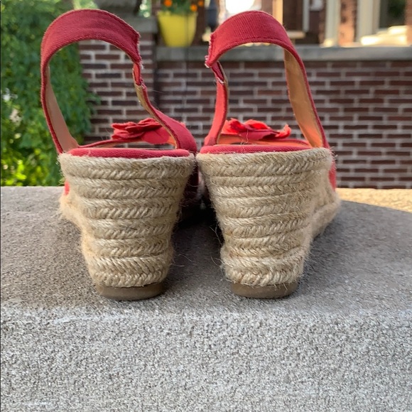 Karen Scott red espadrilles size 8.5 - Picture 4 of 5